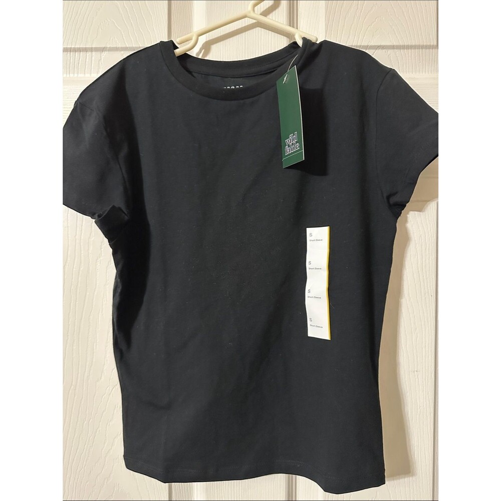 wild fable Black Graphic Logo Tee